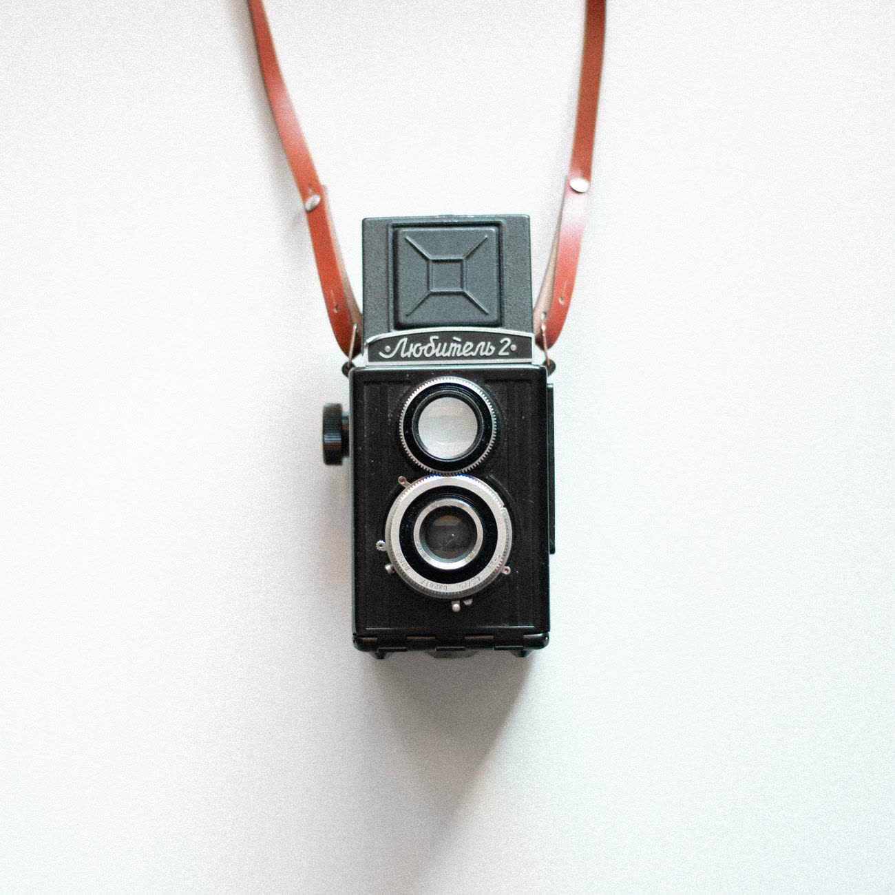 Kožený popruh na fotoaparát