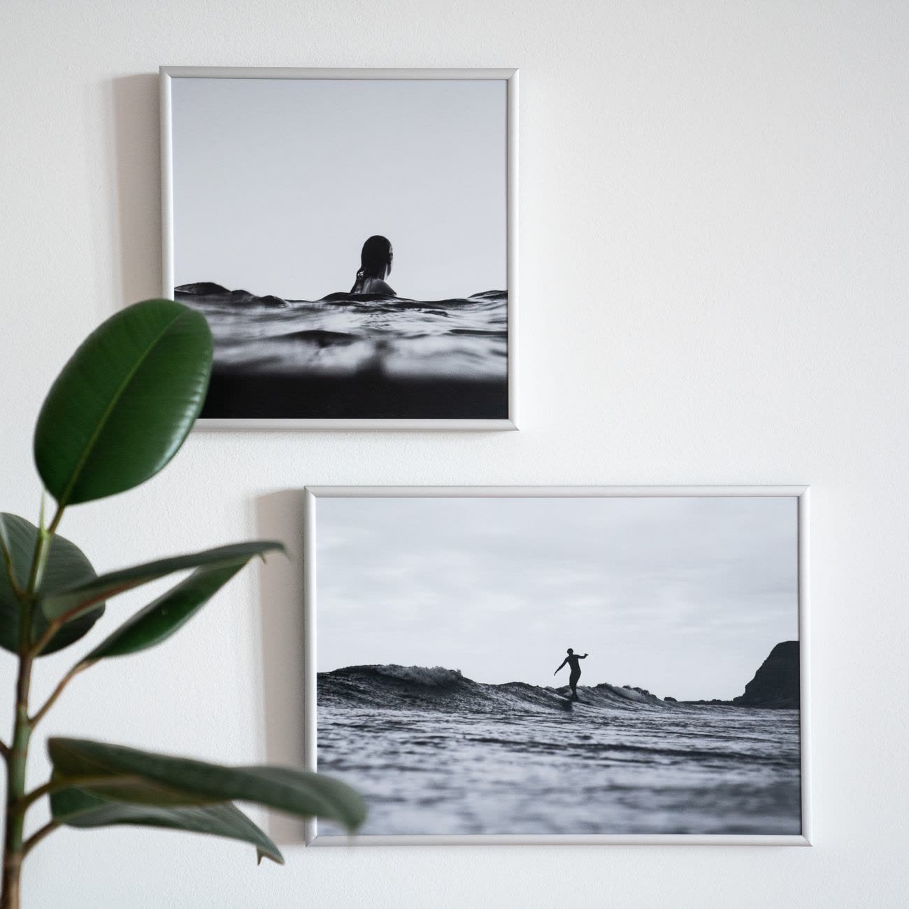 Čierny kovový fotorám 30×40 cm